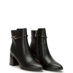 G7962B Γυναικείο Μποτάκι ADAM'S SHOES Μαύρο