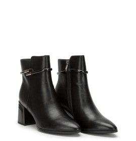 G7962B Γυναικείο Μποτάκι ADAM'S SHOES Μαύρο