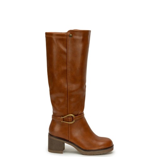G7984C Γυναικεία Μπότα ZAK SHOES Κάμελ