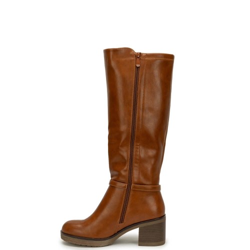 G7984C Γυναικεία Μπότα ZAK SHOES Κάμελ
