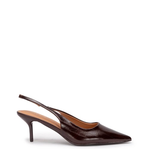 G8013BR Γυναικείo Slingback VERDE Καφέ