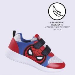 P1024R Boy's Sneakers DISNEY SPIDERMAN Red