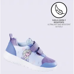 P1027LB Κοριτσίστικο Sneakers DISNEY FROZEN Σιέλ