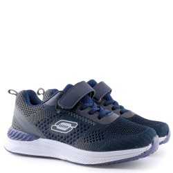 P1038BL Αγορίστικο Sneakers SMART KIDS Μπλε