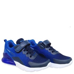 P1039BL Boy's Sneakers SMART KIDS Blue