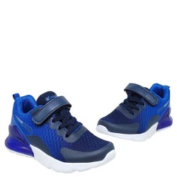 P1039BL Boy's Sneakers SMART KIDS Blue