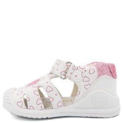 P1053W Girl's Sandals SMART KIDS White