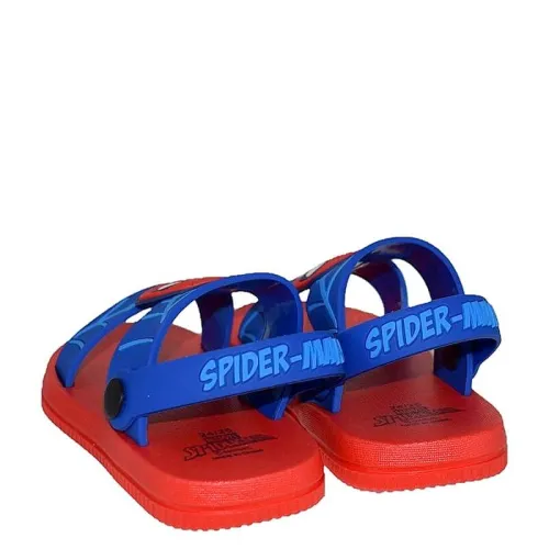 P1069R  Boys' Sea Sandals SPIDERMAN Red