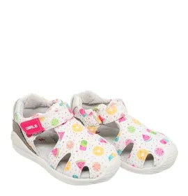 P1078W Κοριτσίστικο Ανατομικό Πέδιλο SMART KIDS Λευκό P1078W Κοριτσίστικο Ανατομικό Πέδιλο SMART KIDS Λευκό