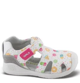 P1078W Κοριτσίστικο Ανατομικό Πέδιλο SMART KIDS Λευκό P1078W Κοριτσίστικο Ανατομικό Πέδιλο SMART KIDS Λευκό