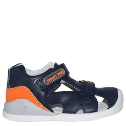 P1080BL  Αγορίστικο Ανατομικό Παπουτσοπέδιλο SMART KIDS Μπλε