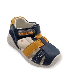 P1081BL Αγορίστικο Ανατομικό Παπουτσοπέδιλο SMART KIDS Μπλε