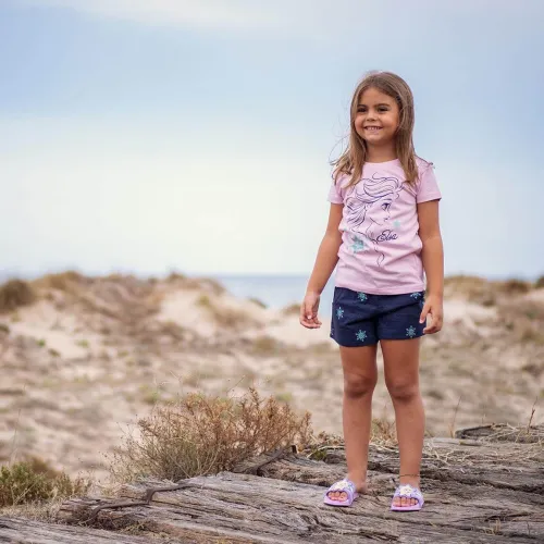 P1105L Κοριτσίστικη Σαγιονάρα FROZEN Λιλά