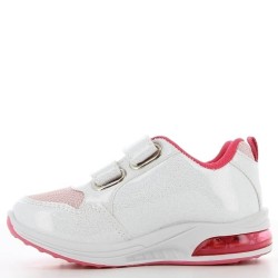 P1114W Girl's Sneakers With Lights LOL White