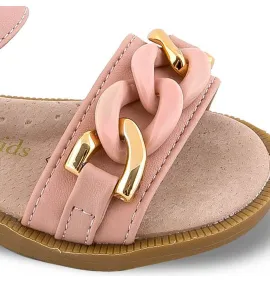 P1118P Κοριτσίστικο Ανατομικό Πέδιλο SMART KIDS Ροζ