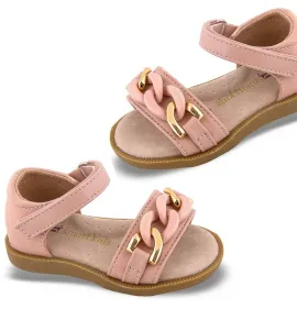 P1118P Κοριτσίστικο Ανατομικό Πέδιλο SMART KIDS Ροζ