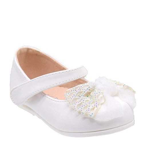 P1120W Girl's Ballerina SMART KIDS White  P1120W Girl's Ballerina SMART KIDS White