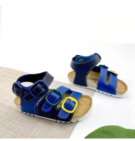 P1129BL Αγορίστικο Ανατομικό Πέδιλο VESNA Μπλε