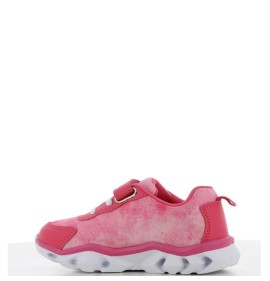 P1139P Κοριτσίστικο Sneakers Με Φωτάκια DISNEY Barbie Ροζ