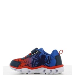 P1143BL Boy's Sneakers With Lights SPIDERMAN Blue