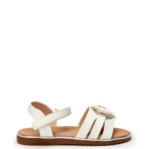 P1163W Κοριτσίστικο Πέδιλο SMART KIDS Λευκό