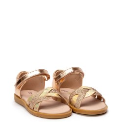 P1164CO Girl's Anatomical Sandals SMART KIDS Copper