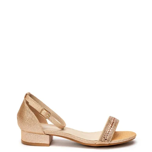 P1166CO Κοριτσίστικο Πέδιλο SMART KIDS Χαλκός