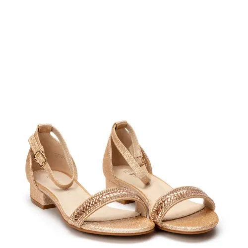 P1166CO Κοριτσίστικο Πέδιλο SMART KIDS Χαλκός