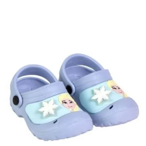 P1178L Κοριτσίστικο Σαμπό Θαλάσσης Με Φωτάκια DISNEY FROZEN Λιλά