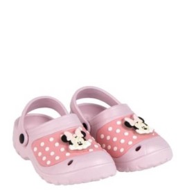 P1179P Κοριτσίστικο Σαμπό Θαλάσσης Με Φωτάκια DISNEY MINNIE Ροζ