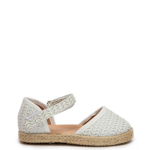 P1204W Κοριτσίστικη Μπαλαρίνα-Εσπαντρίγια ZAK SHOES Λευκό P1204W Κοριτσίστικη Μπαλαρίνα-Εσπαντρίγια ZAK SHOES Λευκό