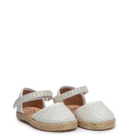 P1204W Κοριτσίστικη Μπαλαρίνα-Εσπαντρίγια ZAK SHOES Λευκό P1204W Κοριτσίστικη Μπαλαρίνα-Εσπαντρίγια ZAK SHOES Λευκό