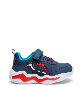 P1206BL Boy's Sneakers  With Lights ZAK SHOES Blue