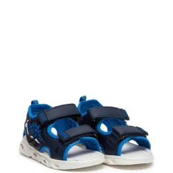 P1208BL Αγορίστικο Πέδιλο Με Φωτάκια ZAK SHOES Μπλε