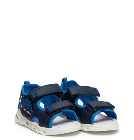 P1208BL Αγορίστικο Πέδιλο Με Φωτάκια ZAK SHOES Μπλε