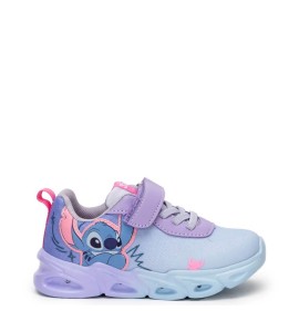 P1218L Κοριτσίστικο Sneakers DISNEY LILO &amp; STITCH Με Φωτάκια Λιλά