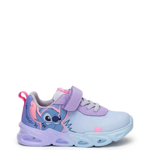 P1218L Κοριτσίστικο Sneakers DISNEY LILO & STITCH Με Φωτάκια Λιλά