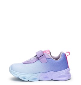 P1218L Κοριτσίστικο Sneakers DISNEY LILO &amp; STITCH Με Φωτάκια Λιλά