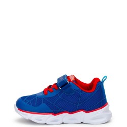 P1219BL Αγορίστικο Sneakers DISNEY SPIDERMAN Με Φωτάκια Μπλε
