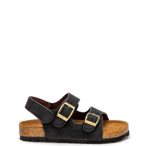 P1220B Αγορίστικο Ανατομικό Πέδιλο ZAK SHOES Μαύρο