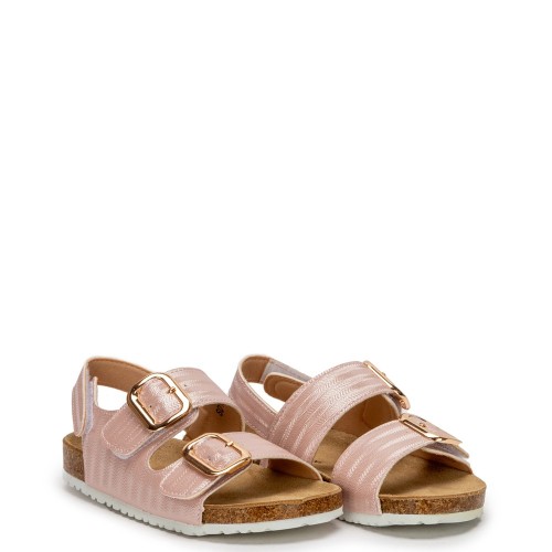 P1221P Κοριτσίστικο Ανατομικό Πέδιλο ZAK SHOES Ροζ