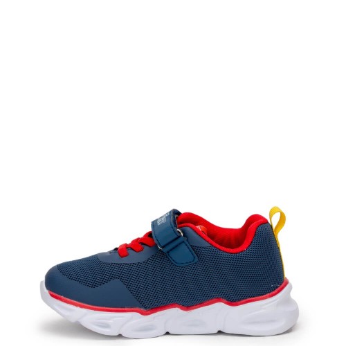 P1222BL Αγορίστικο Sneakers DISNEY AVENGERS Με Φωτάκια Μπλε