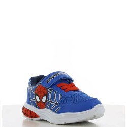 P1223BL Αγορίστικο Sneakers Με Φωτάκια LEOMIL SPIDERMAN Μπλε