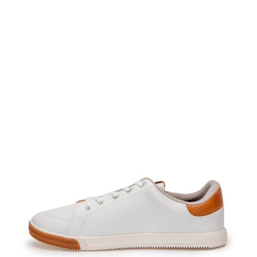 P1225W Αγορίστικο Casual ADAM'S SHOES Λευκό