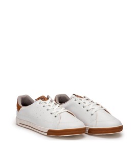P1225W Αγορίστικο Casual ADAM'S SHOES Λευκό