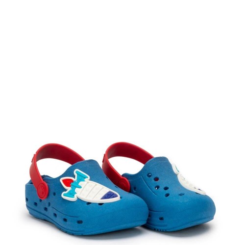 P1228LB Αγορίστικο Σαμπό Θαλάσσης ADAM'S SHOES Σιέλ