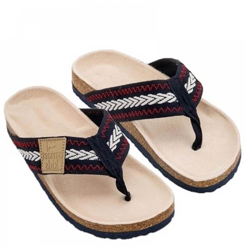 P613BL Boy's Anatomical Slippers SMART KIDS Blue