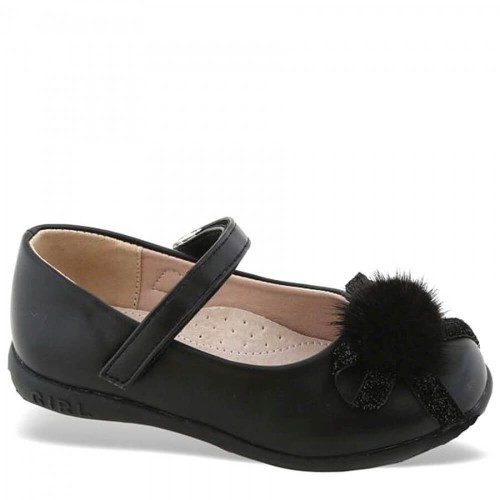 P6492B Girl's Ballerina SMART KIDS Black Matte  P6492B Girl's Ballerina SMART KIDS Black Matte