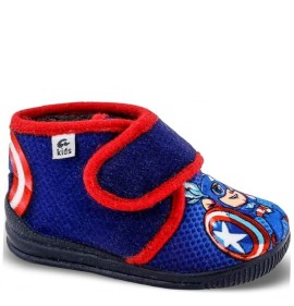 P6594BL Αγορίστικο  Παντοφλάκι CAPTAIN AMERIKA SMART KIDS Μπλε P6594BL Αγορίστικο  Παντοφλάκι CAPTAIN AMERIKA SMART KIDS Μπλε