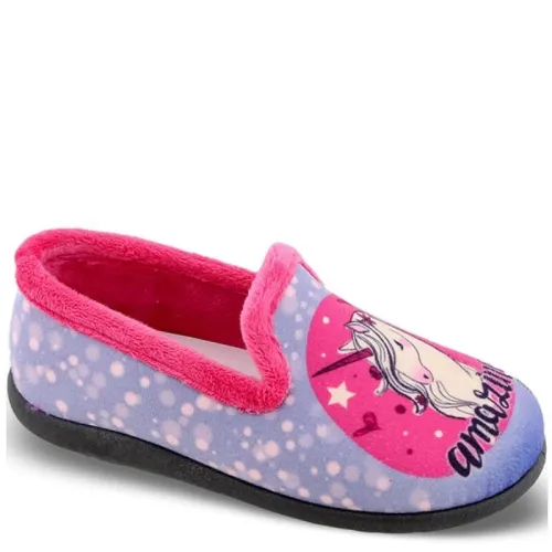 P6629P Κοριτσίστικο Παντοφλάκι FAME Λιλά P6629P Κοριτσίστικο Παντοφλάκι FAME Λιλά